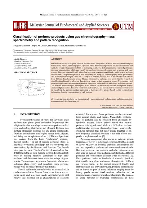 Classification of perfume products using gas … - wintechmobiles.com