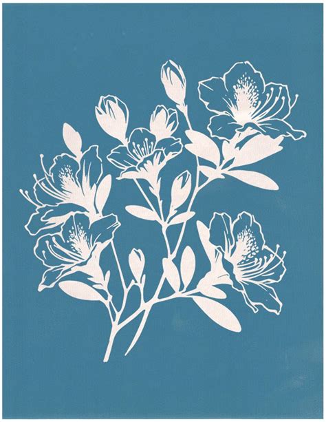 Clay Screen Print Flowers - Etsy - muktibox.com