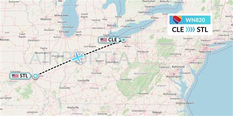 CLE-STL Flight Status