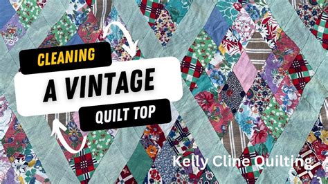 Cleaning a Vintage Quilt TOP #cleaningtips - muktibox.com