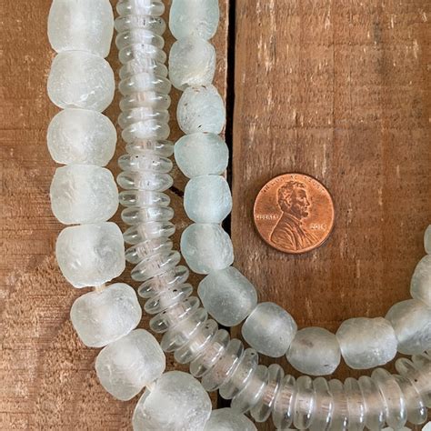 Clear Recycled Glass Beads (14mm) - The Bead Chest - raincitystudios.com