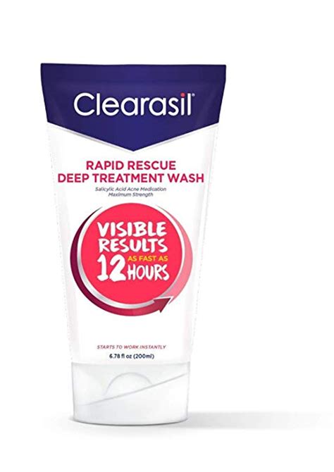 CLEARASIL RAPID RESUE DEEP TREATMENT WASH 6.7OZ eBay