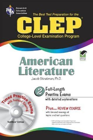 Read Online Clep American Literature With Online Practice Tests By Jacob Stratman