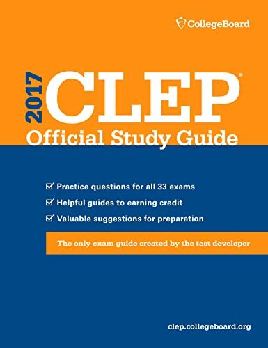 Download Clep Official Study Guide 2017 By The College Board