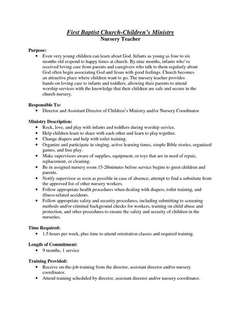 Clifton Baptist Church Nursery Policies and Procedures Manual - raincitystudios.com