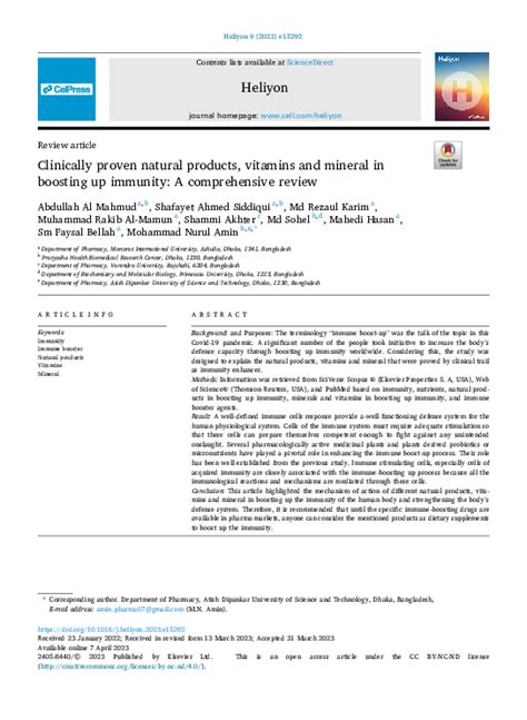 Clinically proven natural products, vitamins and mineral in boosting up ... - muktibox.com