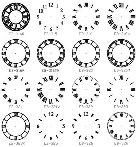 Clock Dials - Antique Round Metal Replacement Parts - muktibox.com