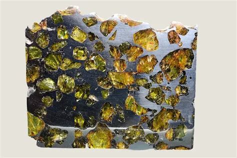 closer look at a pallasite meteorite. Olivine crystals trapped in ... - wintechmobiles.com
