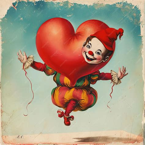 Clown Valentines - Etsy - muktibox.com
