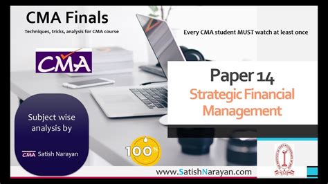 CMA-Strategic-Financial-Management Prüfungsunterlagen