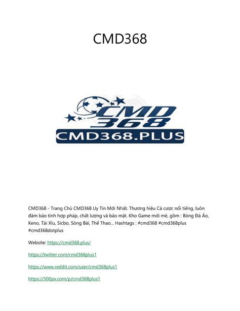 CMD368   About Us CMD368 - CMD368