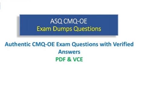 CMQ-OE Actual Questions