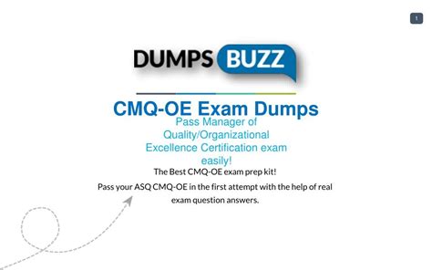 CMQ-OE Dumps