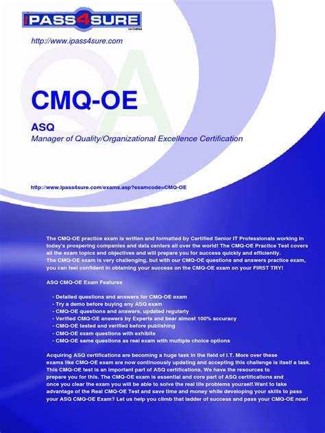 CMQ-OE PDF Demo