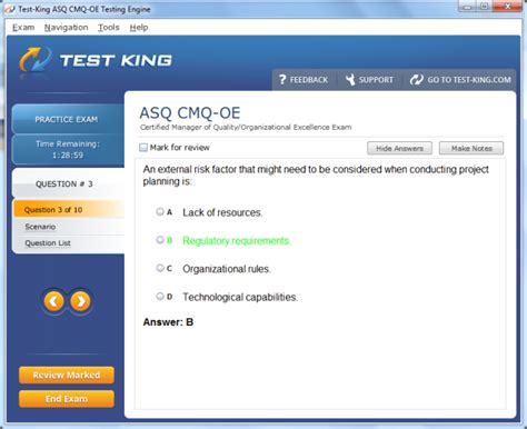 CMQ-OE Testking