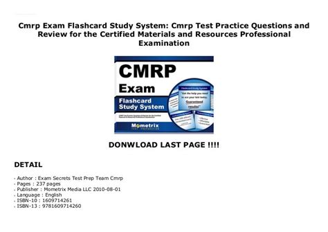 CMRP Exam Fragen.pdf