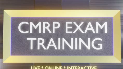 CMRP Online Prüfung