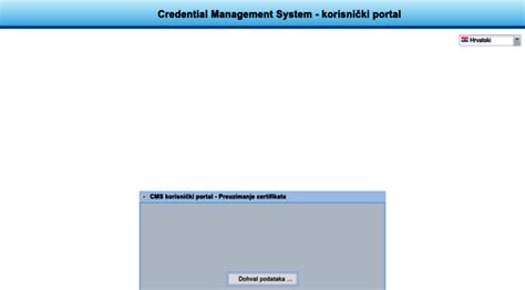 CMS User Portal - Fina