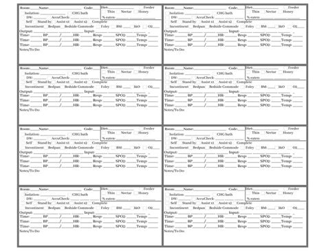 CNA/PCT Report Sheet Simplified by Print