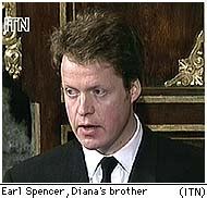 CNN - Text of funeral oration by 9th Earl Spencer - Sept. 6, 1997