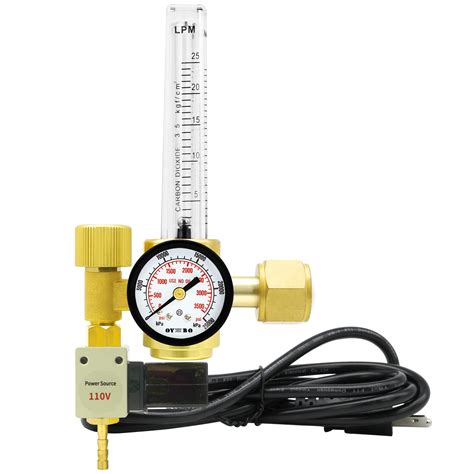 CO2 Regulator Emitter System with Solenoid Valve Flowmeter