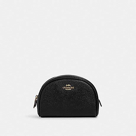 COACH C9984 - DOME COSMETIC CASE - GOLD/BLACK COACH …