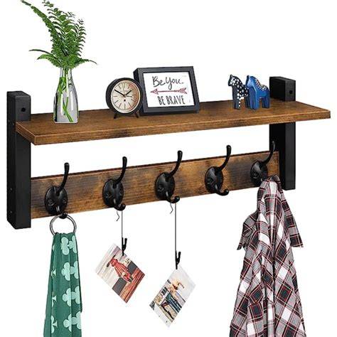 Coat Rack - Wall-Mounted Solid Wood Tree-Shaped Space-Saving … - raincitystudios.com