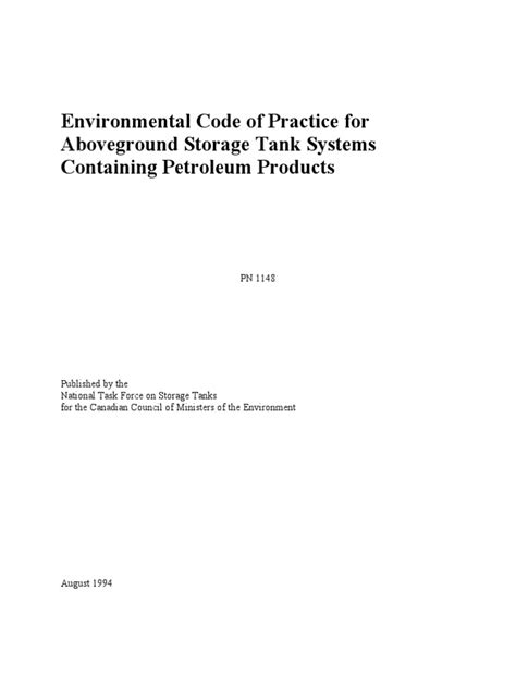 Code of practice for storage tank systems containing petroleum - coolestguyplanet.net