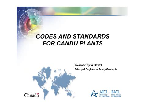 CODES AND STANDARDS FOR CANDU PLANTS - Nuclear …