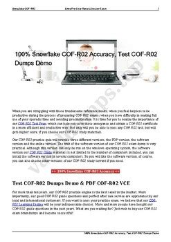 COF-R02 PDF Demo