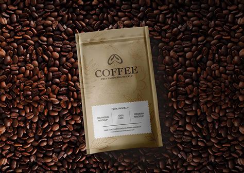 Coffee Bag Pouch Mockup - muktibox.com