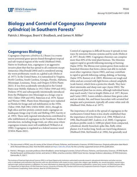 Cogongrass (Imperata cylindrica) : Biology, Distribution and Impacts in ... - raincitystudios.com