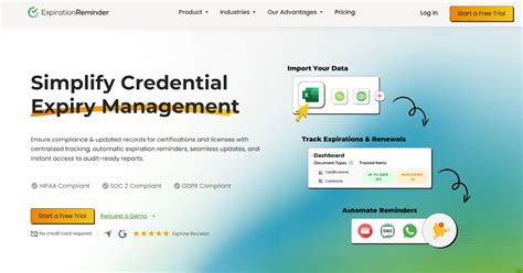 COI Tracking Software Expiration Reminder