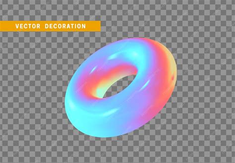 Colorful 3D torus abstract shape - Envato - muktibox.com