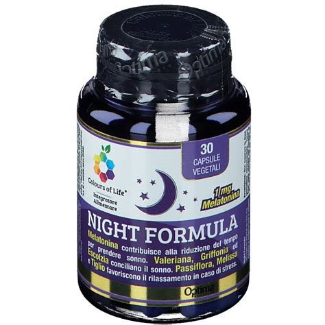 COLOURS OF LIFE NIGHT FORMULA 30 CAPSULE VEGETALI …