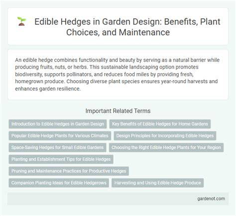 Comestible Hedges in Edible Landscapes: Benefits, Design Strategies ... - raincitystudios.com