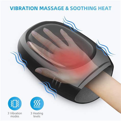 COMFIER Hand Massager with Heat, Cordless Hand …