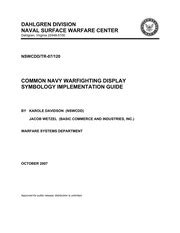 Common Navy Warfighting Display Symbology Implementation Guide - wintechmobiles.com
