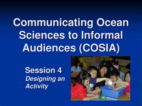 Communicating Ocean Sciences to Informal Audiences: A Scientist - raincitystudios.com
