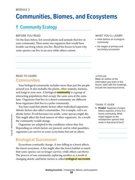 Community Ecology Essentials - raincitystudios.com