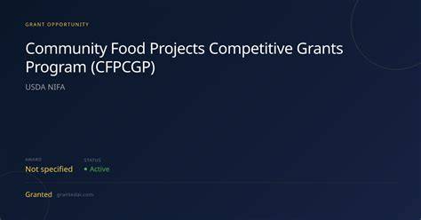 Community Food Projects Competitive Grants Program … - raincitystudios.com