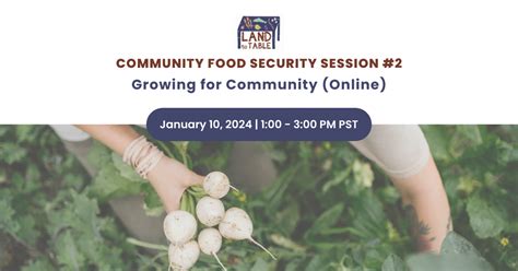Community food security - raincitystudios.com