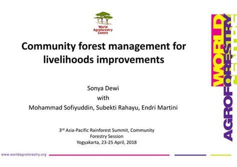 Community Forestry for livelihood Improvement: evidence from the ... - raincitystudios.com