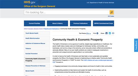 Community Health and Economic Prosperity - HHS.gov - coolestguyplanet.net