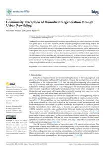 Community Perception of Brownfield Regeneration … - raincitystudios.com