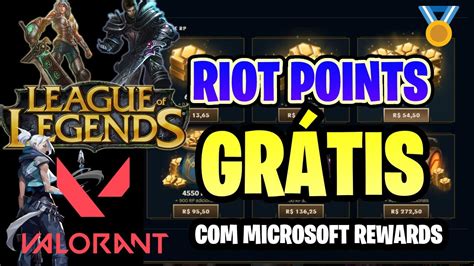 COMO GANHAR RIOT POINTS GRÁTIS COM MICROSOFT …