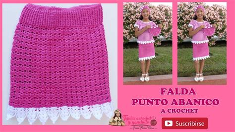 COMO TEJER FALDA A CROCHET PASO A PASO 🧶👗 - YouTube