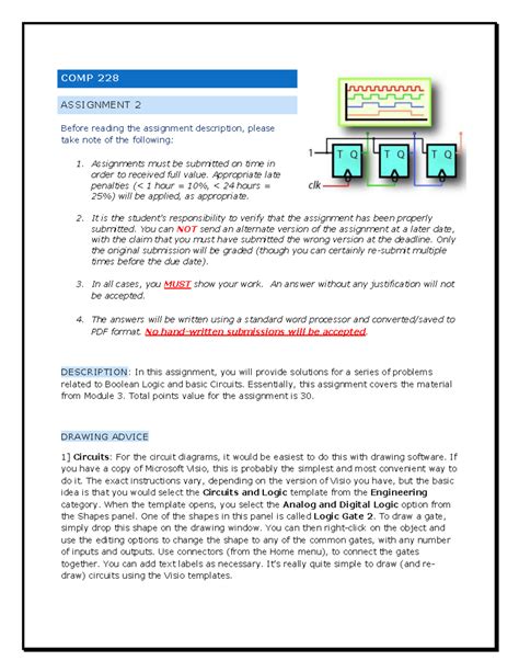 COMP 228 Assignment 2: Digital Logic and Circuits - Studocu - wintechmobiles.com