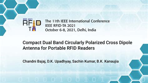 Compact circularly polarized cross dipole antenna for RFID handheld ... - coolestguyplanet.net