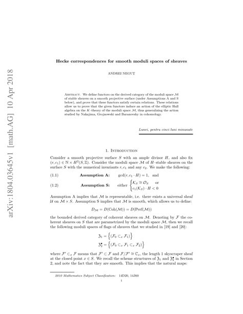 Compactified moduli spaces and Hecke correspondences for elliptic ... - wintechmobiles.com